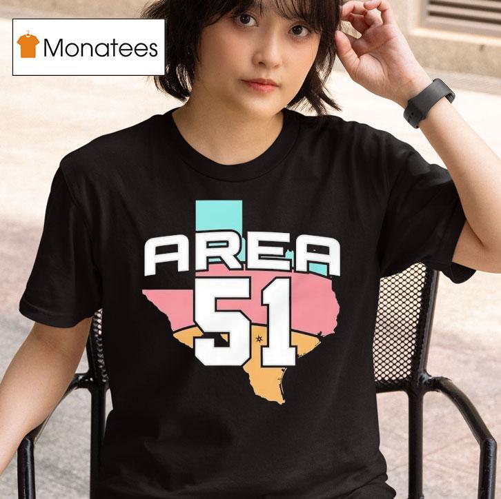 Texas Area Map T Shirt