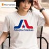 Texas Rangers Baseball Arlington Stadium Logo T Shirt