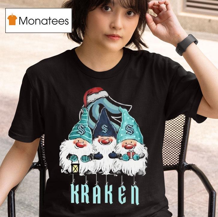 The Gnomes X Seattle Kraken Merry Christmas T Shirt