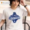 The Los Angeles Dodgers World Series Champions Logo T Shirt