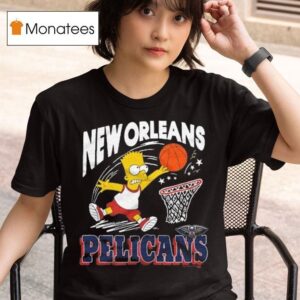 The Simpsons Bart X New Orleans Pelicans T Shirt