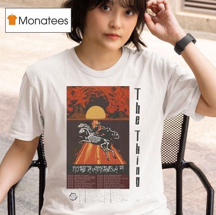The Thing North America Tour Skeleton T Shirt