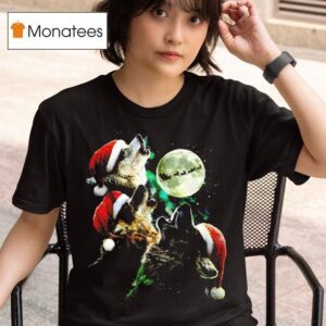 Three Wolf Moon Christmas T Shirt