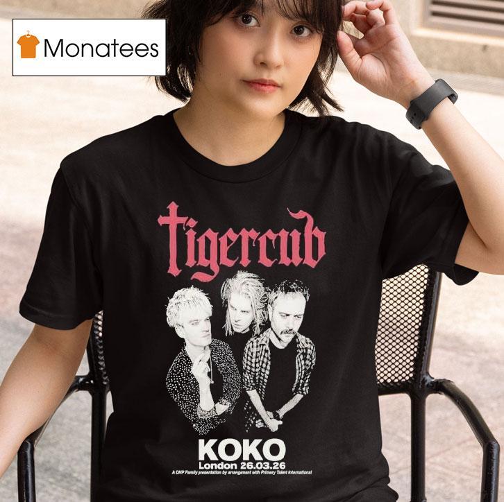 Tigercub Koko London Uk March Tour T Shirt