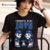 Toronto Blue Jays Peeing La Dodgers T Shirt
