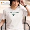 Tulane Green Wave X Tulane University X Charlie Kirk Freedom T Shirt