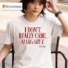 Turning Point Usa I Don T Really Care Margaret Jd Vance T Shirt