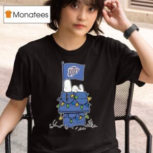 Utep Miners Snoopy Christmas House Lights T Shirt