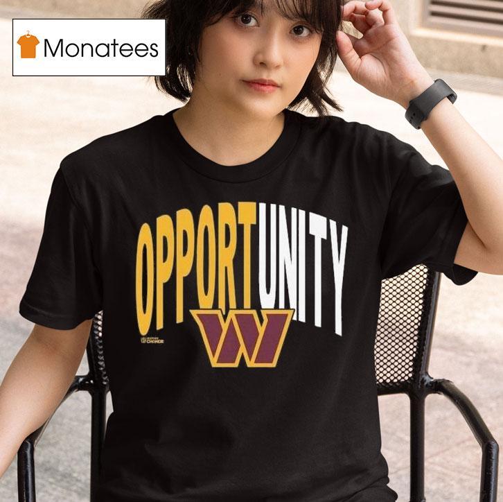 Washington Commanders Inspire Change Opportunity Tri Blend T Shirt