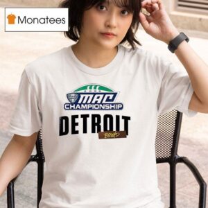 Western Michigan Broncos Mac Championship Detroit Bound T Shirt