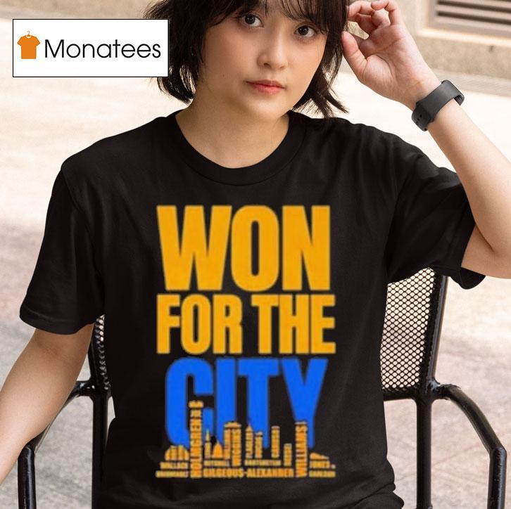 Won For The City Skyline T Shirt