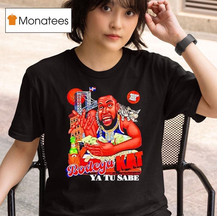 Ya Tu Sabe Bodega Kat New York Knicks Bocker Back Pages T Shirt