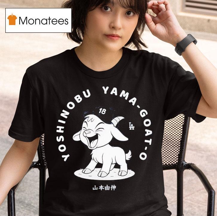 Yoshinobu Yamamoto Goat O Los Angeles Dodgers Graphic T Shirt