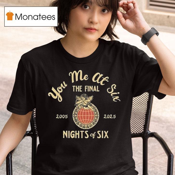 You Me At Six Final Nights Of Six Globe T Shirt