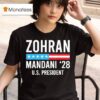 Zohran Mamdani Us President Nyc Mayor T Shirt