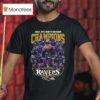 Afc North Division Champions Baltimore Ravens Team T Shirt