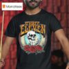 Three Eleven Smoking Skull Rose T Shirt