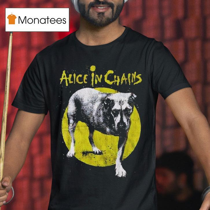 Alice In Chains Three Legged Dog Graphic T Shirt Alice In Chains Three Legged Dog Graphic T Shirt
