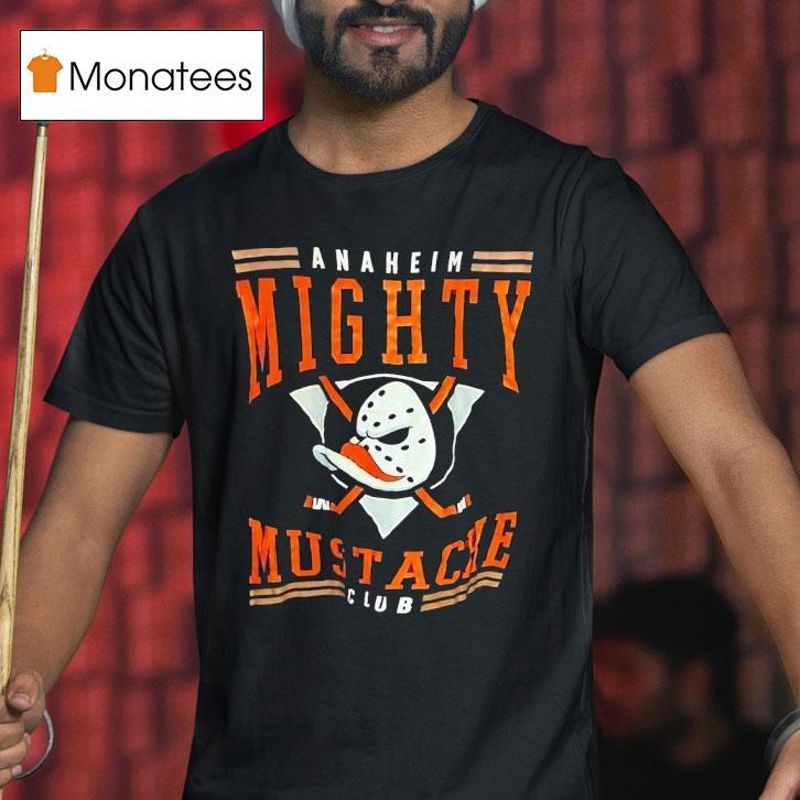 Anaheim Mighty Ducks Mustache Club T Shirt Anaheim Mighty Ducks Mustache Club T Shirt