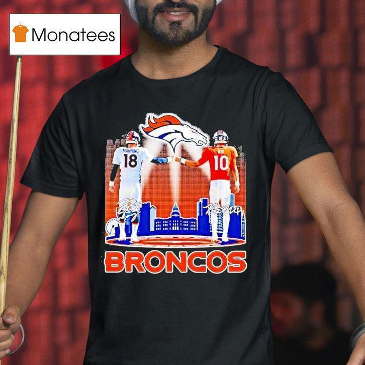Arch Manning Vs Bo Nix Denver Broncos T Shirt Arch Manning Vs Bo Nix Denver Broncos T Shirt
