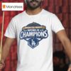 Back To Back Los Angeles Dodgers Mlb World Champions T Shirt