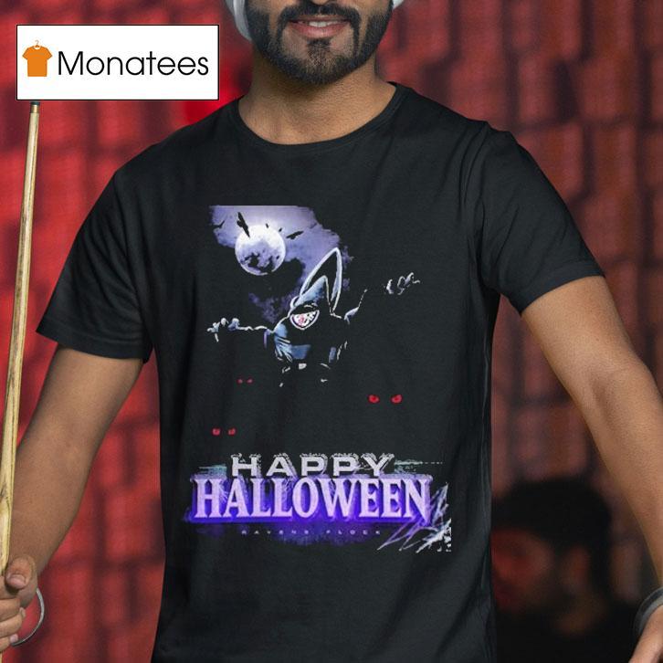 Baltimore Ravens Happy Halloween T Shirt Baltimore Ravens Happy Halloween T Shirt