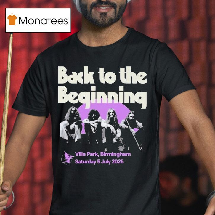 Black Sabbath Back To The Beginning Villa Park Birmingham Saturday July Photo T Shirt Black Sabbath Back To The Beginning Villa Park Birmingham Saturday July Photo T Shirt