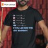 Ch St Sc Dc Hdc If You Can Read This Lets Be Friends T Shirt