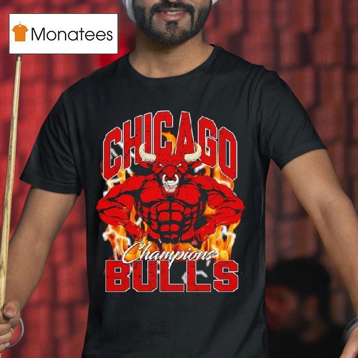 Chicago Bulls Mascot Chicago Champions Bulls T Shirt Chicago Bulls Mascot Chicago Champions Bulls T Shirt