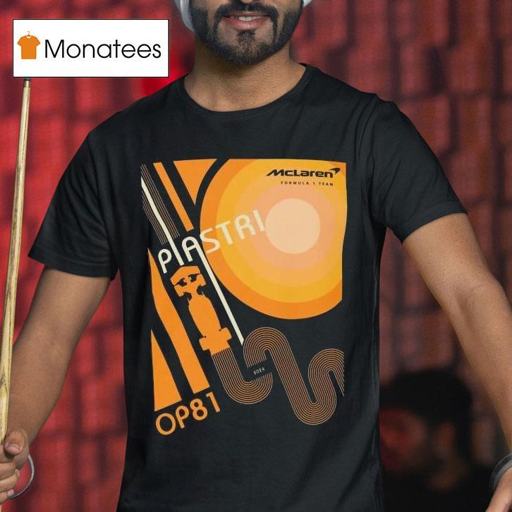 Cmcmotorsports Mclaren F Oscar Piastri Team Track T Shirt Cmcmotorsports Mclaren F Oscar Piastri Team Track T Shirt