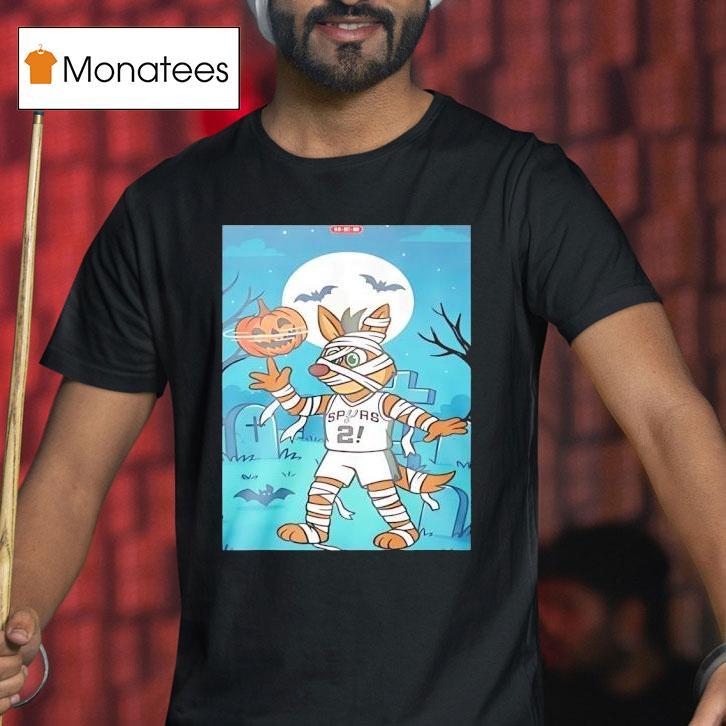 Coyote Mummy San Antonio Spurs Mascot Halloween T Shirt Coyote Mummy San Antonio Spurs Mascot Halloween T Shirt