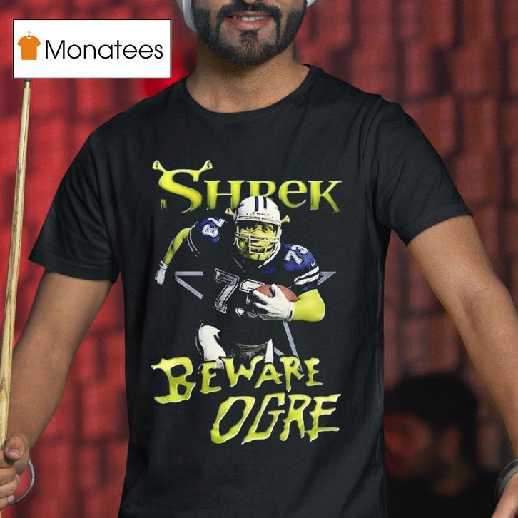 Dallas Cowboys Shrek Nfl Beware Ogre T Shirt Dallas Cowboys Shrek Nfl Beware Ogre T Shirt