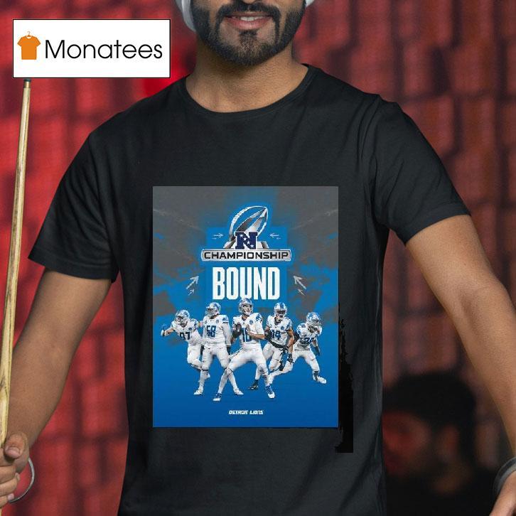 Detroit Lions Nfc Championship Bound Super Bowl Lviii Nfl Playoffs Season T Shirt Detroit Lions Nfc Championship Bound Super Bowl Lviii Nfl Playoffs Season T Shirt