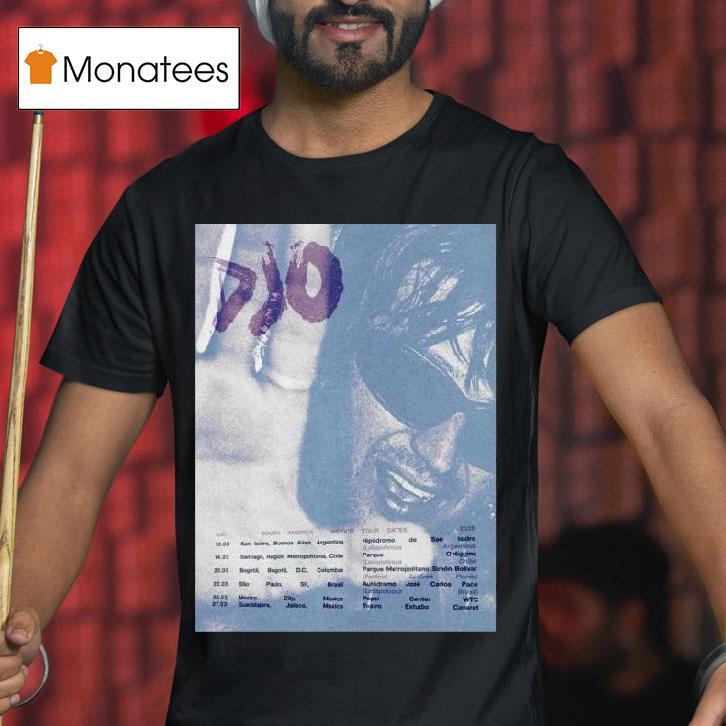 Djo South America Mexico Tour Dates T Shirt Djo South America Mexico Tour Dates T Shirt