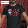 Ella Red Face Logo T Shirt