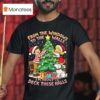 From The Windows To Walls Deck These Halls Kids Holiday Christmas T Shirt