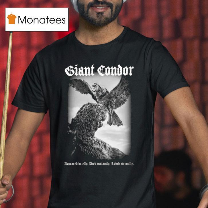 Giant Condor Vintage Black T Shirt Giant Condor Vintage Black T Shirt
