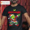Giant Eagle X Grinch Lights Dabbing Christmas T Shirt