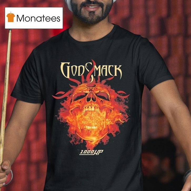 Godsmack Hp Skull Flames T Shirt Godsmack Hp Skull Flames T Shirt