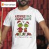 Grinch Santa Asshole Dad And Smartass Daughter Best Friends For Life Christmas T Shirt