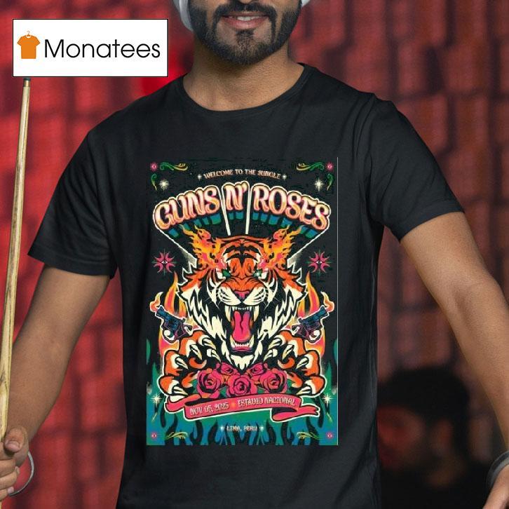 Guns N Roses At Estadio Nacional In Lima Peru On Nov T Shirt Guns N Roses At Estadio Nacional In Lima Peru On Nov T Shirt