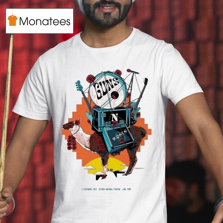Guns N Roses Lima Peru Tonight For Estadio Nacional Stadium On Noviembre T Shirt Guns N Roses Lima Peru Tonight For Estadio Nacional Stadium On Noviembre T Shirt