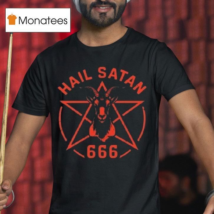 Hail Satan Goat Head Pentagram Dark Occult Aesthetic T Shirt Hail Satan Goat Head Pentagram Dark Occult Aesthetic T Shirt