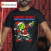 Harbor Freight Tools X Grinch Lights Dabbing Christmas T Shirt
