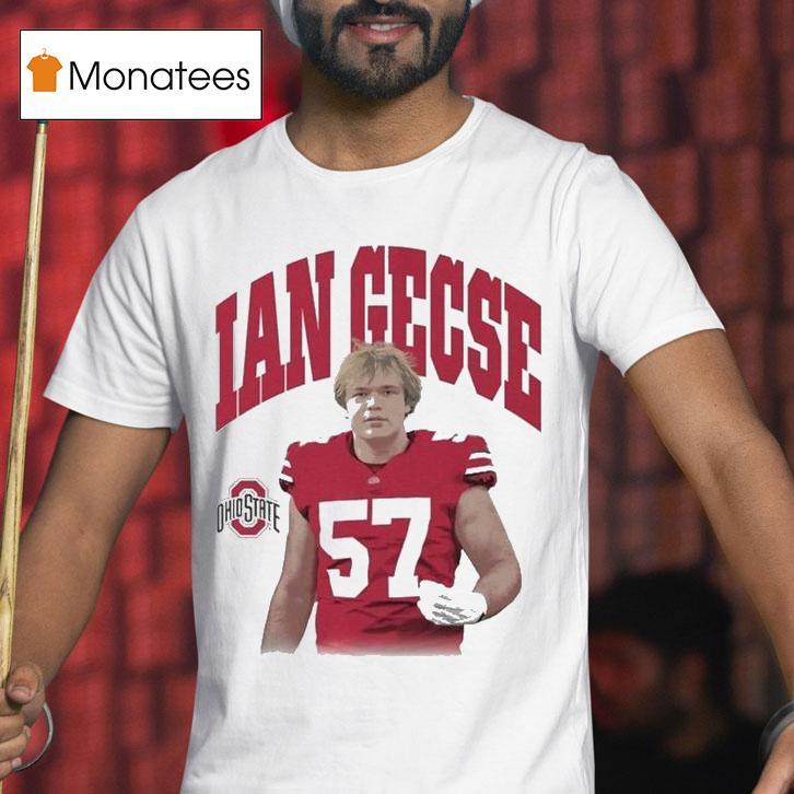 Ian Gecse Ohio State Buckeyes Portrai T Shirt Ian Gecse Ohio State Buckeyes Portrai T Shirt
