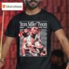 Iron Mike Tyson Newspaper Graphic Signature T Shirt