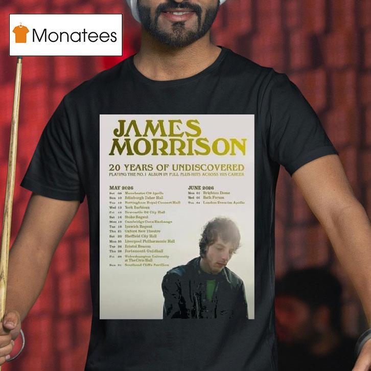James Morrison May June Tour T Shirt James Morrison May June Tour T Shirt