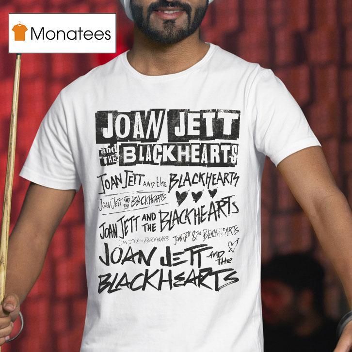 Joan Jett And The Blackhearts Punk Logo T Shirt Joan Jett And The Blackhearts Punk Logo T Shirt