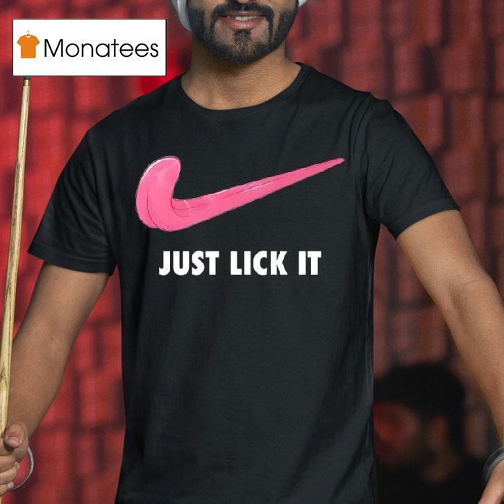 Just Lick It Pink Tongue Graphic T Shirt Just Lick It Pink Tongue Graphic T Shirt