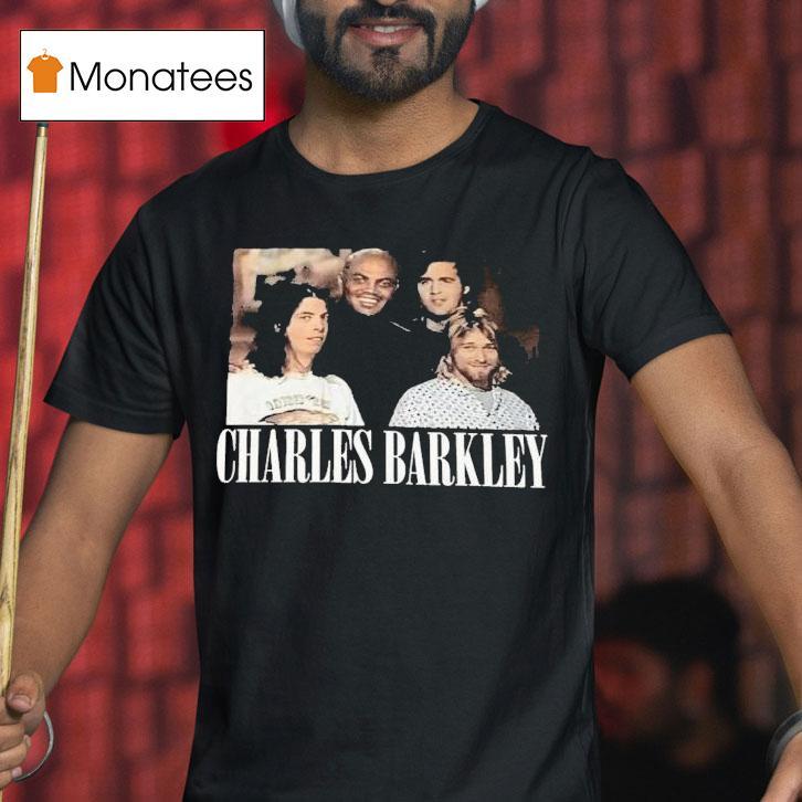 Kurt Cobain Charles Barkley Nirvana Photo T Shirt Kurt Cobain Charles Barkley Nirvana Photo T Shirt